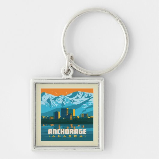 Ankerplatz, Alaska Schlüsselanhänger (Vorne)