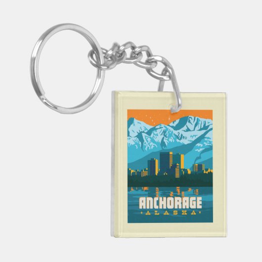 Ankerplatz, Alaska Schlüsselanhänger (Vorderseite links)