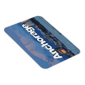 Ankerplatz Alaska Skyline mit Ankerplatz im Himmel Magnet (Rechte Seite)