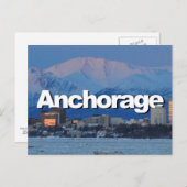 Ankerplatz Alaska Skyline mit Ankerplatz im Himmel Postkarte (Vorne/Hinten)