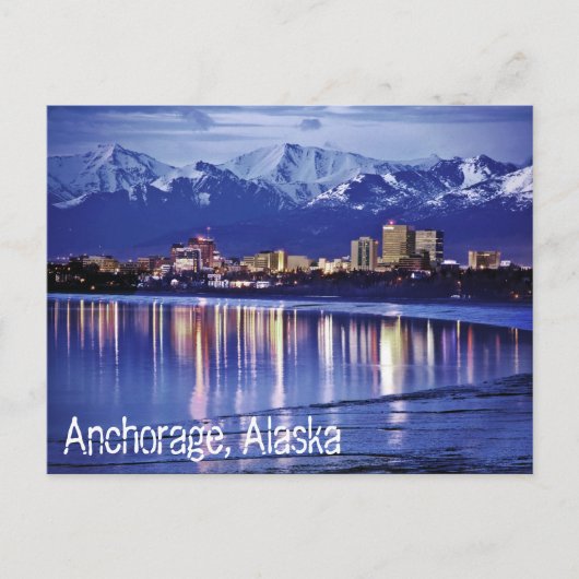 Ankerplatz, Alaska, USA Postkarte (Vorderseite)