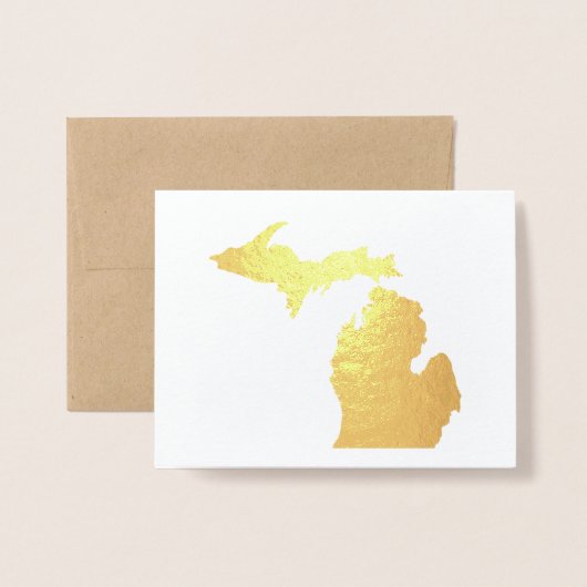 Ankerplatz für den Michigan-Staat auf der Rückseit Folienkarte (Vorderseite mit Umschlag)