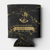 Ankerplatz für Wasserfahrzeuge aus schwarzem und g Dosenkühler (Rückseite)