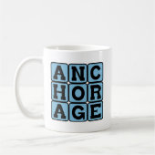 Ankerplatz, Stadt Alaska Kaffeetasse (Links)