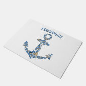 Ankerplatz Wasserschiff Ungewöhnlicher Leuchtturm Fußmatte (Schrägansicht)