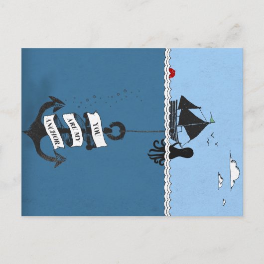Ankerpostkarte Postkarte (Vorderseite)
