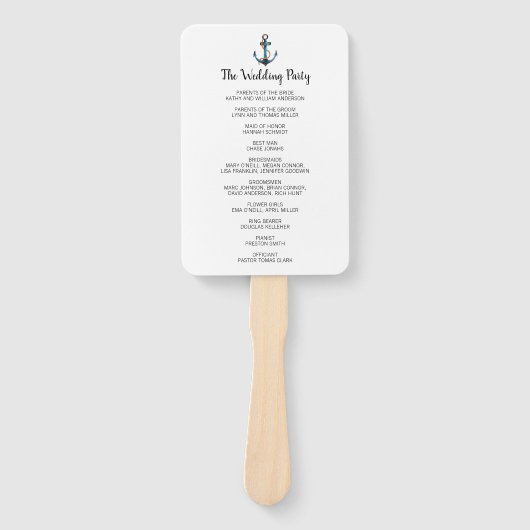 Ankerprogramm für Wasserfarben Modernes Wasserprog Fächer (Vorderseite)