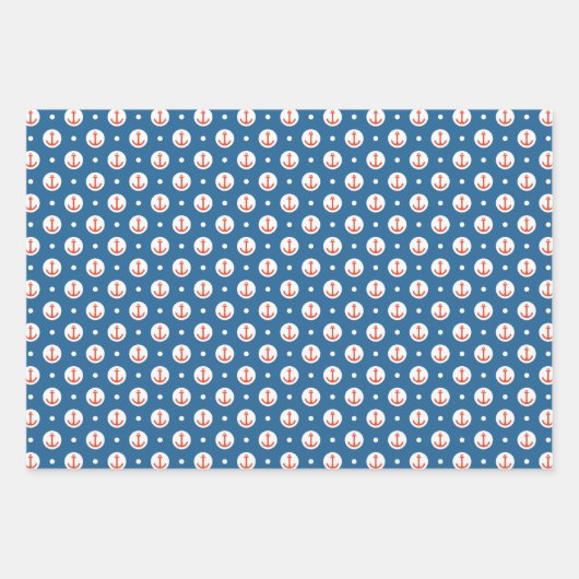 Ankerpunkte Geschenkpapier Set (Vorderseite)