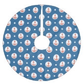 Ankerpunkte Polyester Weihnachtsbaumdecke (Vorderseite)