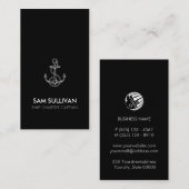Ankerschiff-Charta Visitenkarte (Vorne/Hinten)