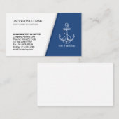 Ankerschiff-Charta Visitenkarte (Vorne/Hinten)