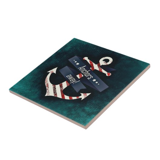 Ankerschiff Fliese (Seite)