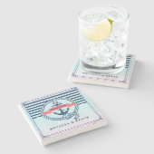 Ankerschiff für Schiffe der Marine mit Knoten Steinuntersetzer (Seitenansicht)