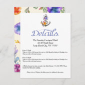 Ankerschiff für Wasserfahrzeuge Richtung Begleitkarte (Vorne/Hinten)