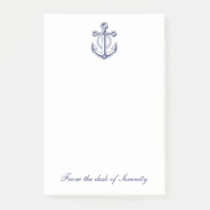 Ankerschiff Seefahrer Seewasserschiff Personalisie Post-it Klebezettel