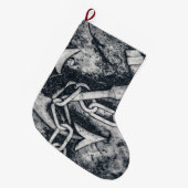 Ankerskulptur-Foto Großer Weihnachtsstrumpf (Vorderansicht (hängend))