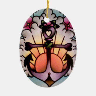 Ankersonnenaufgangverzierung Keramik Ornament