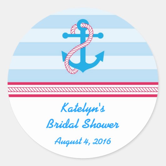 Ankersticker Runder Aufkleber (Vorderseite)