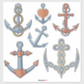 Ankersticker-Set Aufkleber (Blatt)