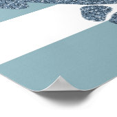 Ankerstift für Nautische Streifen Poster (Ecke)