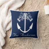 Ankerstrand Hochzeit individuelle Name Kissen (Decke)