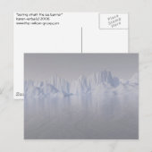 Ankerstrasse: die Eisbarriere Postkarte (Vorne/Hinten)