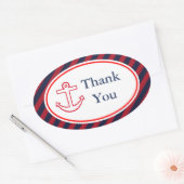 Ankerstreifen Danke, Stickers (Umschlag)