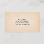 Ankersymbol | Hintergrund der Papiertexte Visitenkarte (Rückseite)