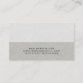 Ankersymbol | Muster-Farbblock Visitenkarte (Rückseite)