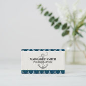 Ankersymbol Visitenkarte (Stehend Vorderseite)