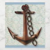 Ankerweinsiegel Weinetikett (Einzelnes Label)