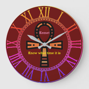 Ankh Acrylic Wall Clock Große Wanduhr