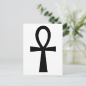 Ankh ägyptische Hieroglyphische Symbole Der Schlüs Postkarte (Stehend Vorderseite)