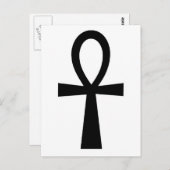 Ankh ägyptische Hieroglyphische Symbole Der Schlüs Postkarte (Vorne/Hinten)