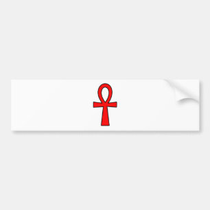 Ankh ägyptisches hieroglyphisches autoaufkleber
