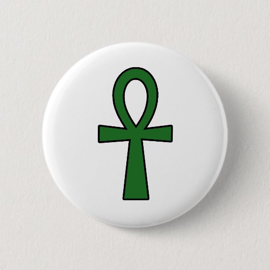 Ankh ägyptisches hieroglyphisches button (Vorderseite)