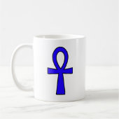 Ankh ägyptisches hieroglyphisches kaffeetasse (Links)
