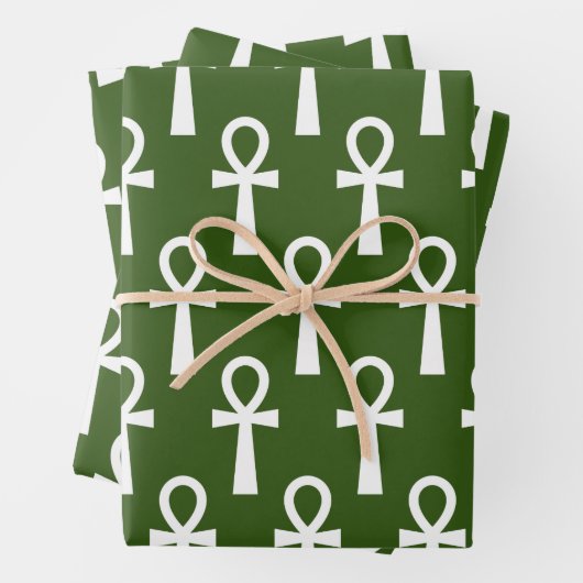 Ankh Ägyptisches Symbol Geschenkpapier Set (Beispiel)