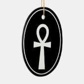 Ankh Ägyptisches Symbol Keramik Ornament (Rechts)