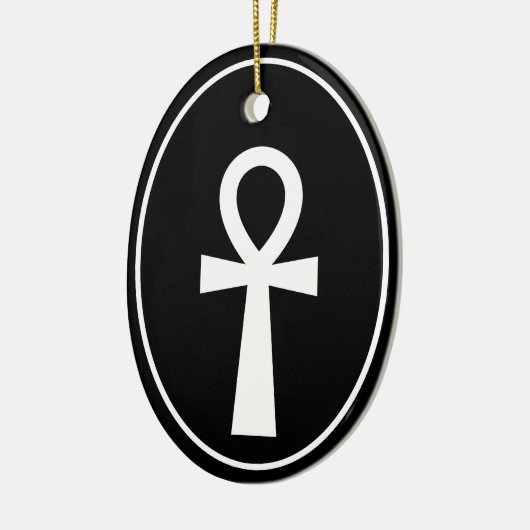 Ankh Ägyptisches Symbol Keramik Ornament (Links)