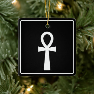 Ankh Ägyptisches Symbol Keramikornament