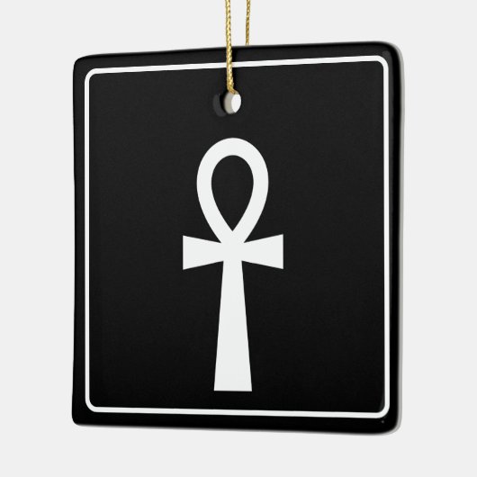 Ankh Ägyptisches Symbol Keramikornament (Links)