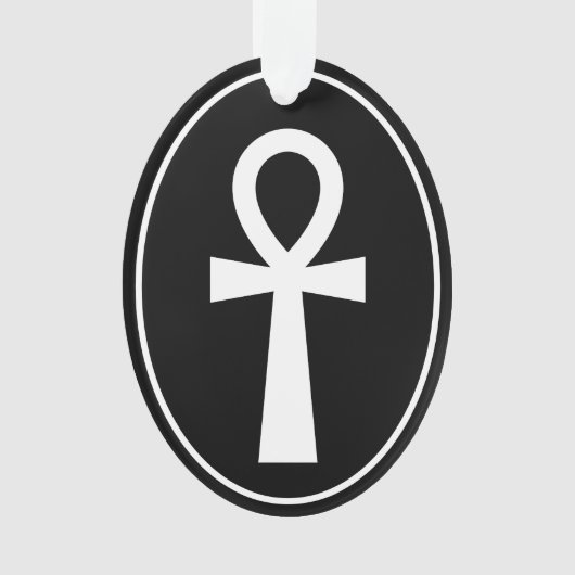 Ankh Ägyptisches Symbol Ornament (Vorderseite)