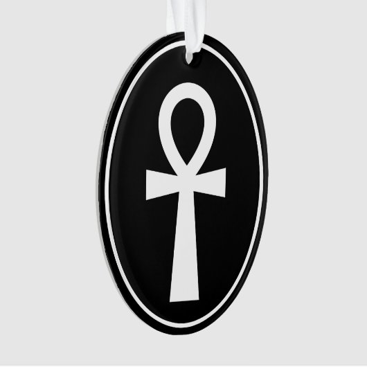 Ankh Ägyptisches Symbol Ornament (Vorderseite)
