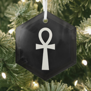 Ankh Ägyptisches Symbol Ornament Aus Glas