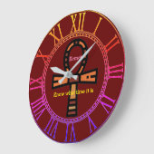Ankh Akrylhalle Große Wanduhr (Winkel)