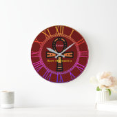 Ankh Akrylhalle Große Wanduhr (Zuhause)