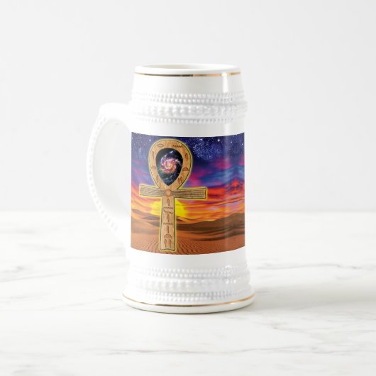 Ankh Bierglas (Vorderseite Links)