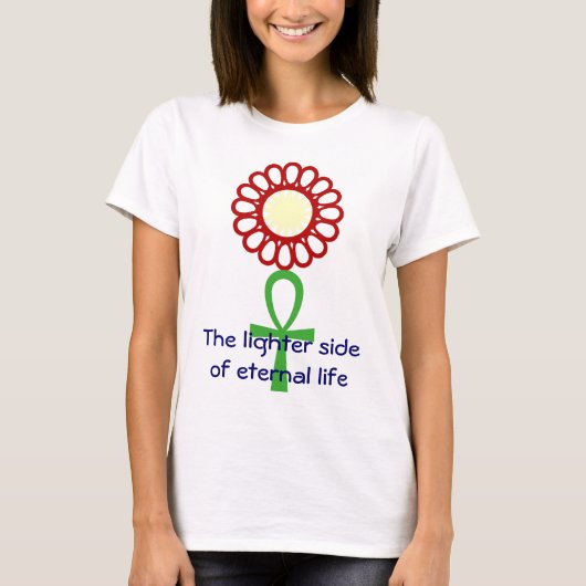Ankh Blume T-Shirt (Vorderseite)