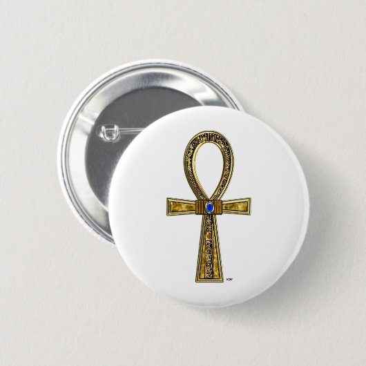 Ankh Button (Vorne & Hinten)